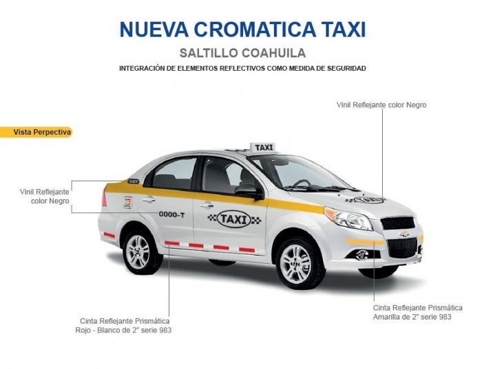 Da a conocer IMT diseño de taxis nuevos