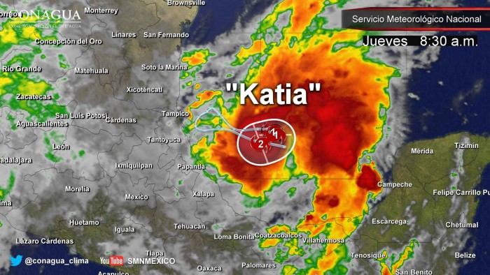 En Alerta Veracruz por "Katia"