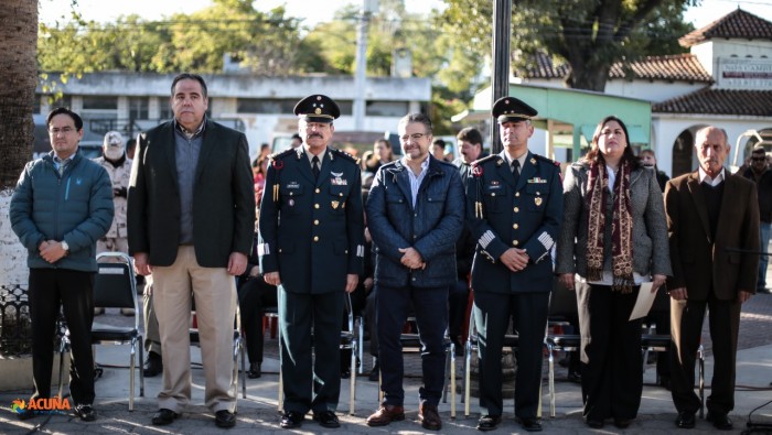 CON CEREMONIA  CÍVICA RECUERDAN EL 107 ANIVERSARIO DE LA REVOLUCIÓN MEXICANA.