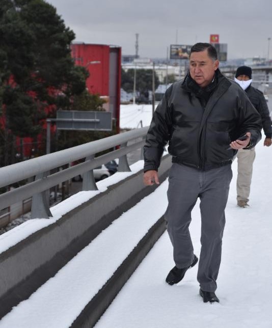 Supervisa Isidro López acciones ante frente frío número 14