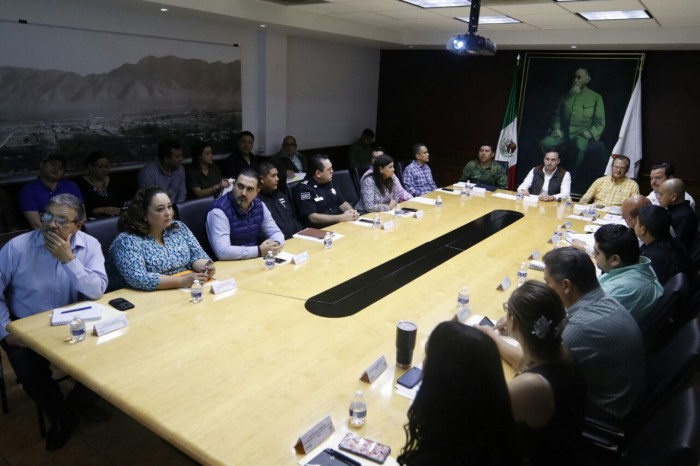 Encabeza Manolo reunión de seguridad