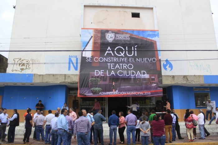 EMPRENDEN TRABAJOS DE REMODELACIÓN DEL  TEATRO DE LA CIUDAD.