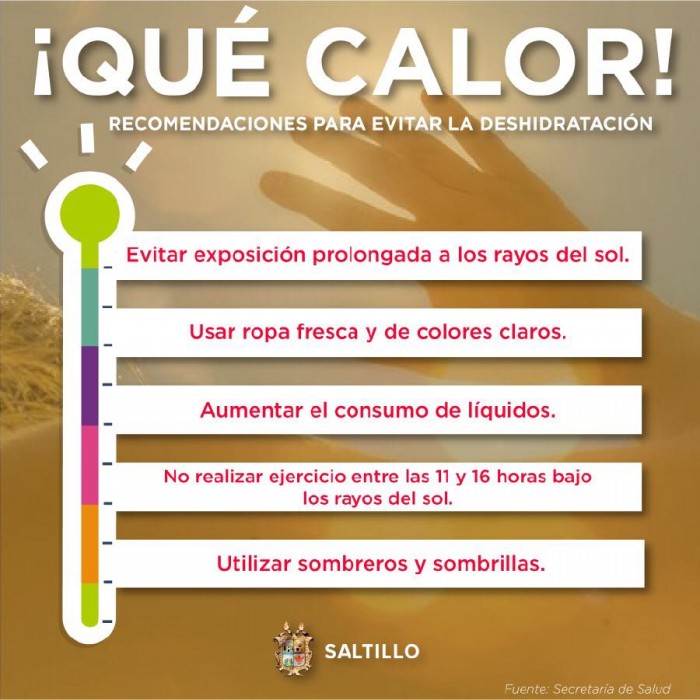 Emite Gobierno Municipal recomendaciones por altas temperaturas