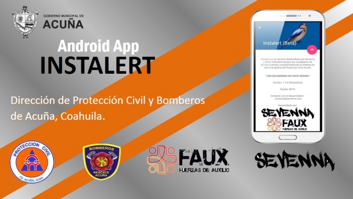 SUGIEREN INSTALAR EN CELULARES LA APLICACIÓN INSTALERT DE PROTECCIÓN CIVIL.
