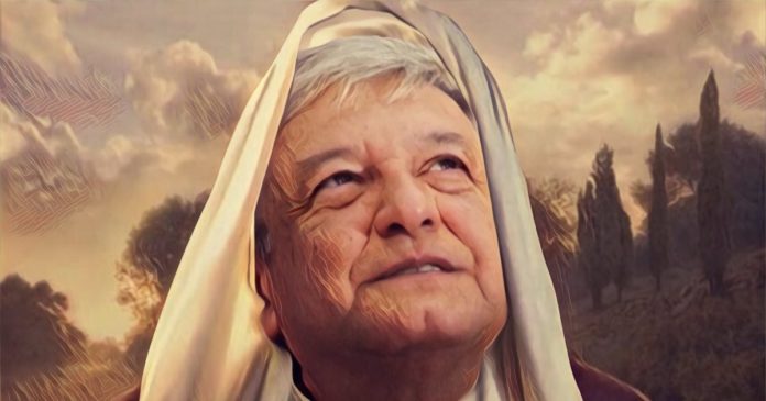 AMLO modificara mandamientos para que robar no sea pecado