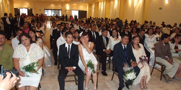 CELEBRARÁN BODAS COMUNITARIAS HASTA EL 13 DE JULIO DE 2018.