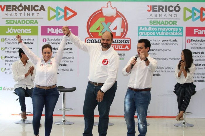 PRESENTAN CANDIDATOS AL SENADO “COMPROMISOS 4X4 POR COAHUILA”