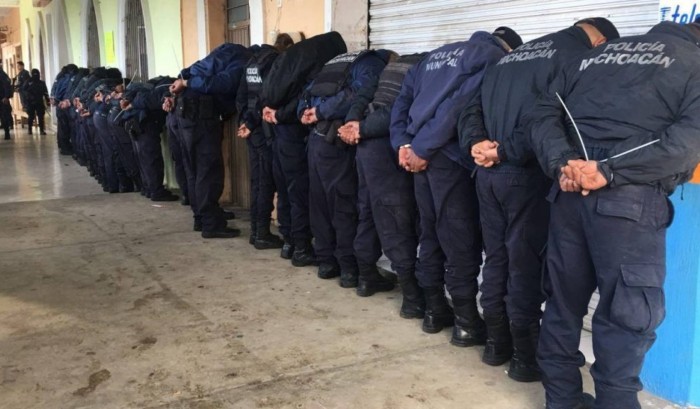 Detenidos todos los policías de un municipio de Michoacán
