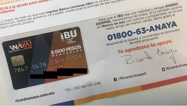 Aprueba INE repartición de tarjetas de Anaya