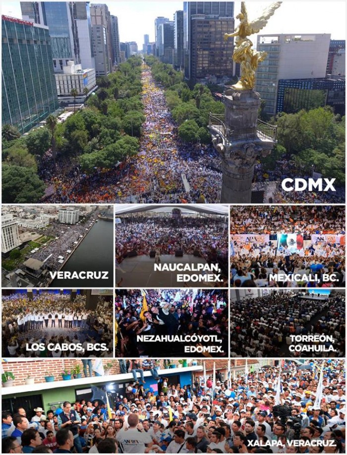 Espectaculares cierres de Anaya ponen a temblar a AMLO