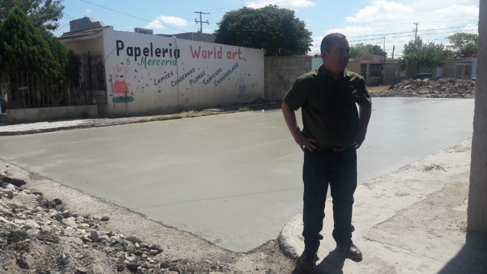 LE CUMPLEN A LOS HABITANTES DE ACUÑA CON LA CONSTRUCCIÓN DEL CRUCERO 17.