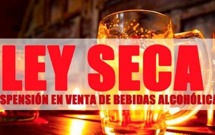 ANTE EL PROCESO ELECTORAL, NOTIFICAN LA PROHIBICIÓN DE VENTA DE BEBIDAS ALCOHÓLICAS.