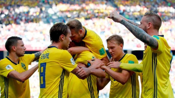 Gana Suecia a Corea del Sur 1-0