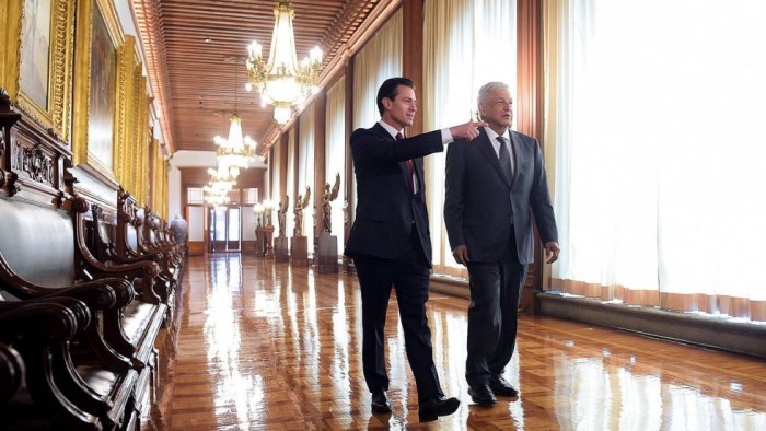 El TLC primordial en transición de López Obrador y Peña Nieto