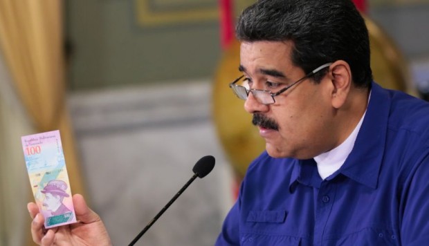 Maduro lanza reforma monetaria para restar 5 ceros al bolívar
