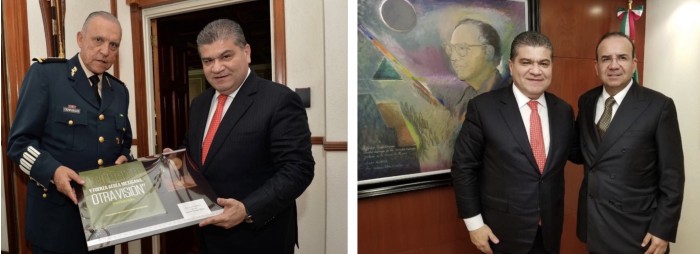 Sostiene Gobernador Miguel Riquelme Importantes reuniones