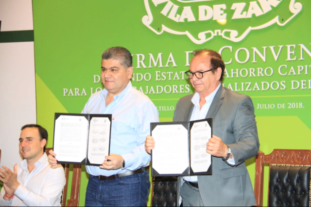 RIQUELME COMPROMETIDO CON LA SALUD: FIRMA CONVENIO PARA FONDO DE AHORRO