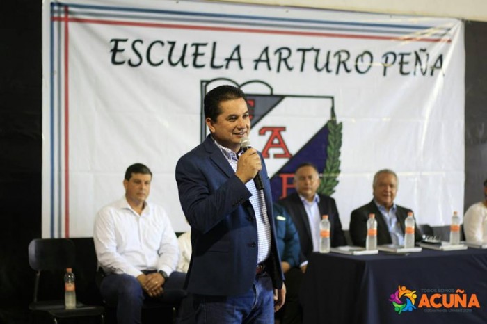 Inaugura Alcalde Roberto De Los Santos Vazquez Ciclo Escolar 2018-2019 en Acuña Coahuila.