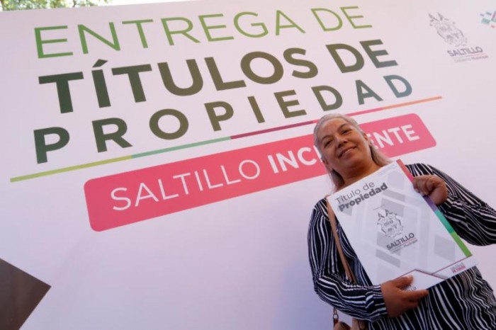 Avanza programa de escrituración del Gobierno de Saltillo