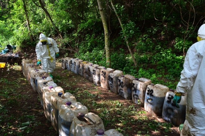 La Armada se incauta de 50 toneladas de metanfetaminas del cartel de Sinaloa