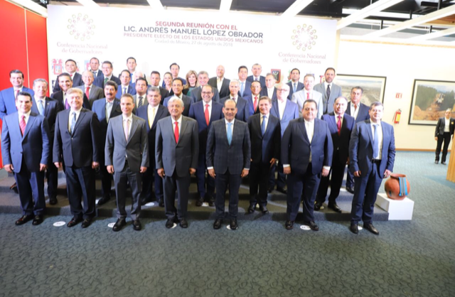 PARTICIPA MIGUEL RIQUELME EN REUNIÓN DE LA COMISIÓN NACIONAL DE GOBERNADORES CON EL PRESIDENTE ELECTO