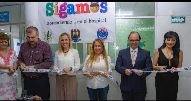 INAUGURAN AULA DE APOYO ESCOLAR Y ENTREGAN ÚTILES A PACIENTES DEL HOSPITAL INFANTIL UNIVERSITARIO DE TORREÓN