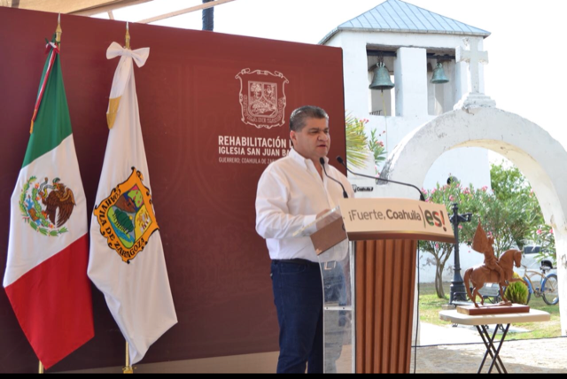 PONE EN MARCHA GOBERNADOR REHABILITACIÓN DE IGLESIA SAN JUAN BAUTISTA, EN EL PUEBLO MÁGICO DE GUERRERO