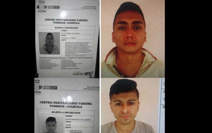 Con sábana escaparon del Penal en Torreón.