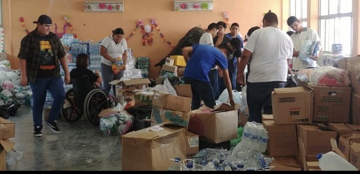 DISTRIBUYE DIF 48 TONELADAS DE APOYO A DAMNIFICADOS POR INUNDACIONES DE PIEDRAS NEGRAS Y TORREÓN