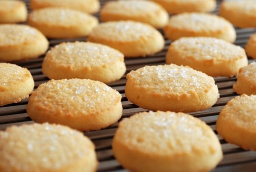 Galletas de coco y naranja.