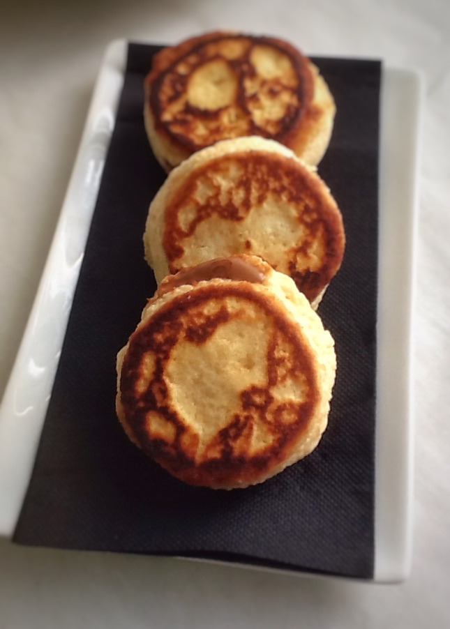 Pastelitos de Nutella a la plancha.