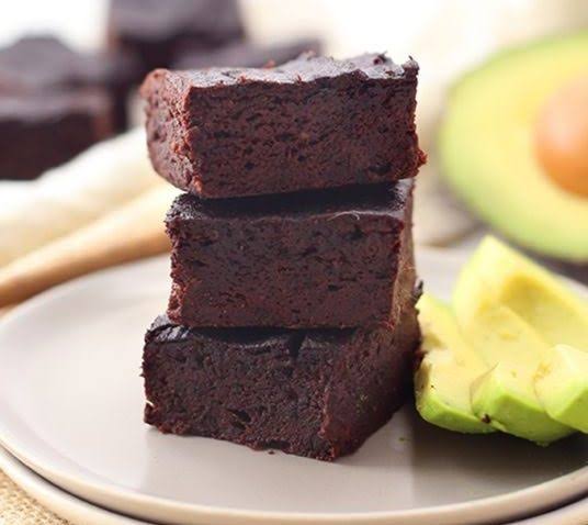 Brownies de aguacate.