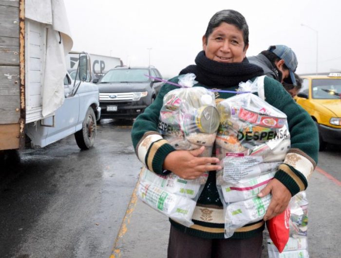 Entrega DIF Saltillo paquetes alimentarios