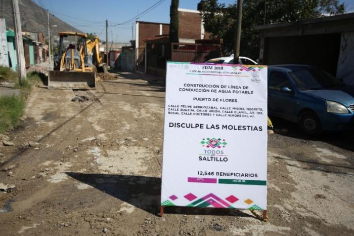 Gobierno Municipal invierte 9 millones de pesos en obras de agua potable
