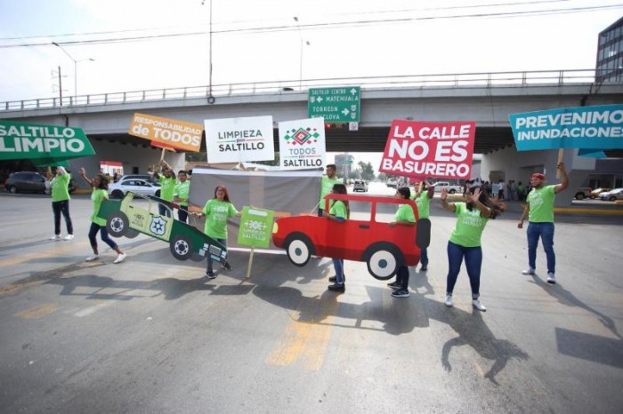 Sociedad y Gobierno Municipal juntos por un Saltillo limpio