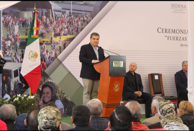 RECONOCE COAHUILA AL EJÉRCITO, EN BIENESTAR DE LA NACIÓN