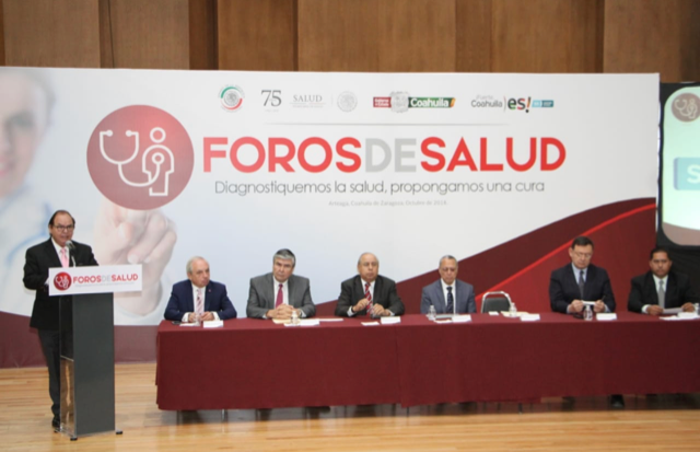 COAHUILA REALIZA FORO DE CONSULTA DE SALUD