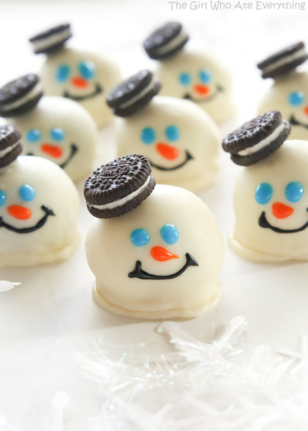 Trufas navideñas.