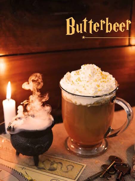 Harry Potter Latte de cerveza de mantequilla.