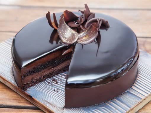 Pastel de chocolate.