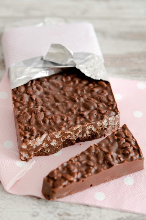 Turrón de chocolate.