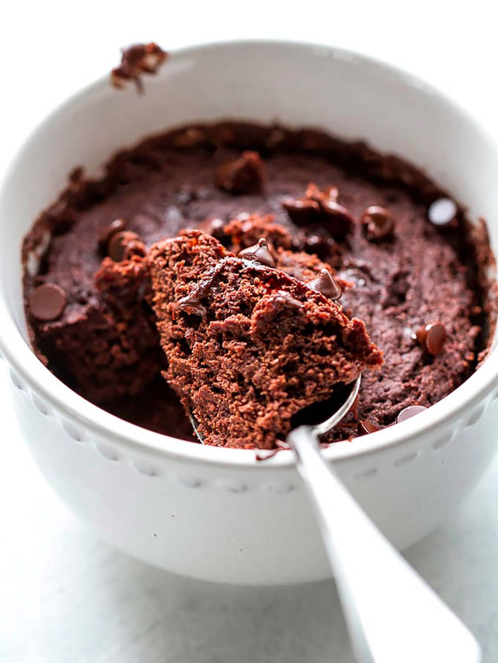 Brownie delicioso en minutos.