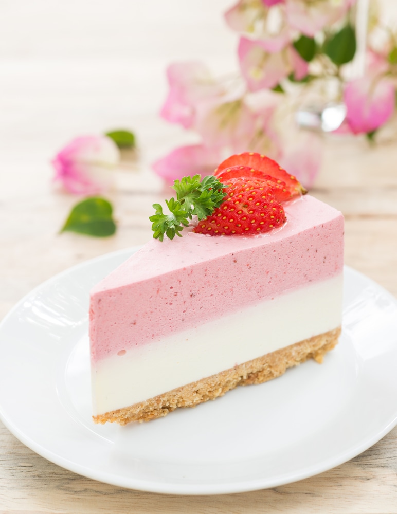Pay de fresa sin horno.