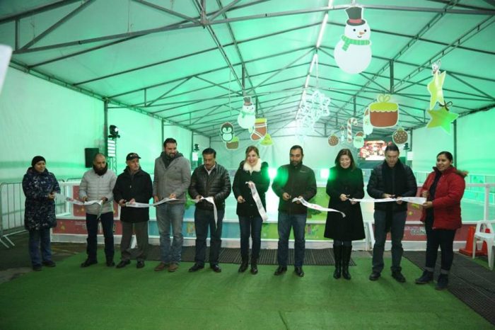 Inauguran pista itinerante “Luz y Magia", que permanecerá hasta el 11 de Enero