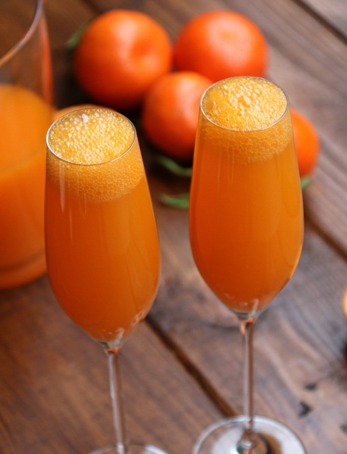 Mimosa de mandarina.