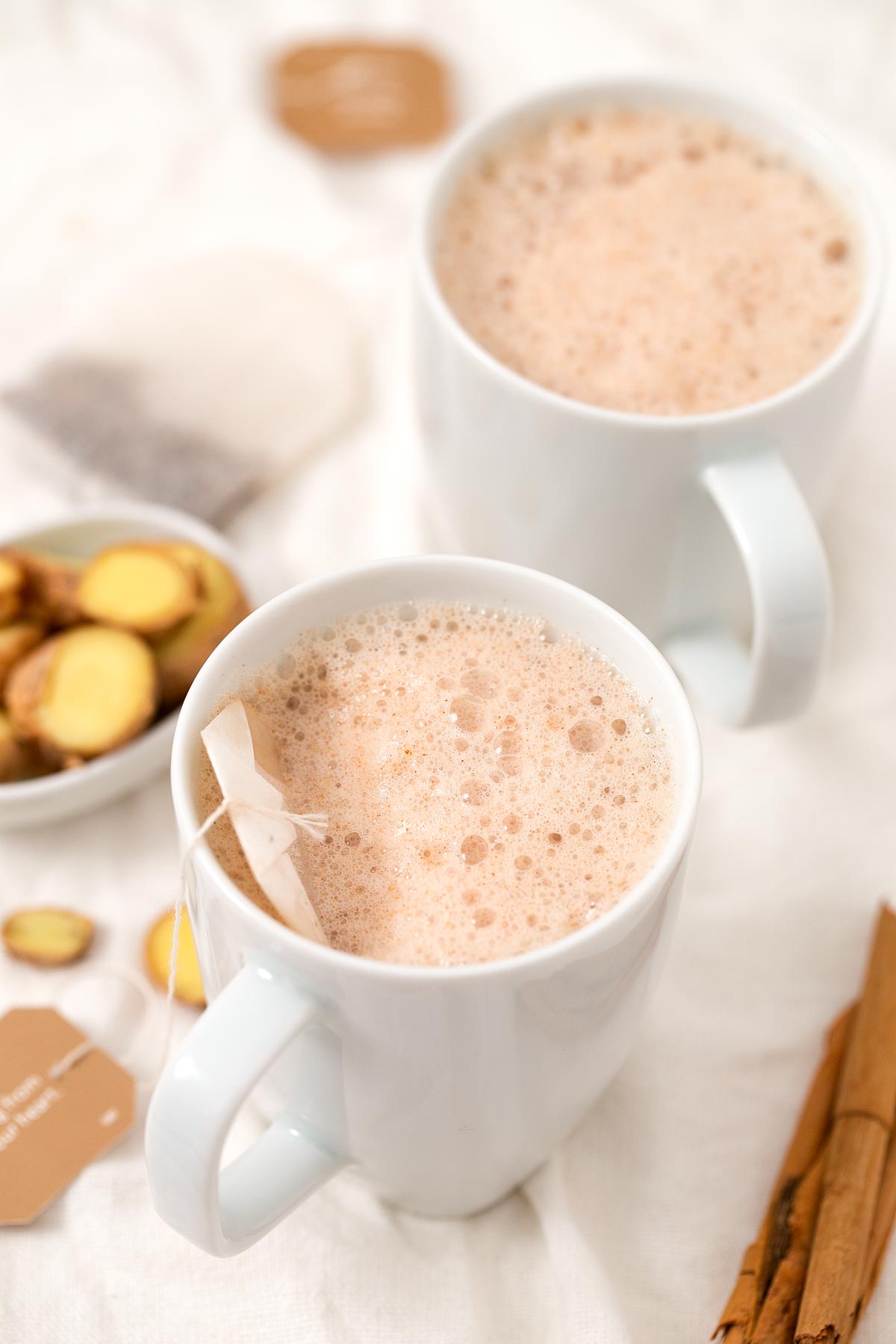 Latte de jengibre.