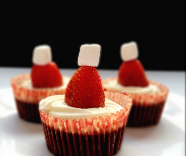 Cupcakes navideños.