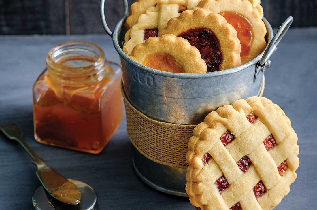 Tartaletas con mermelada.