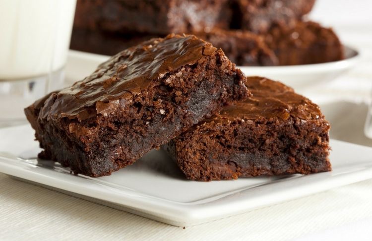 Brownie casero.