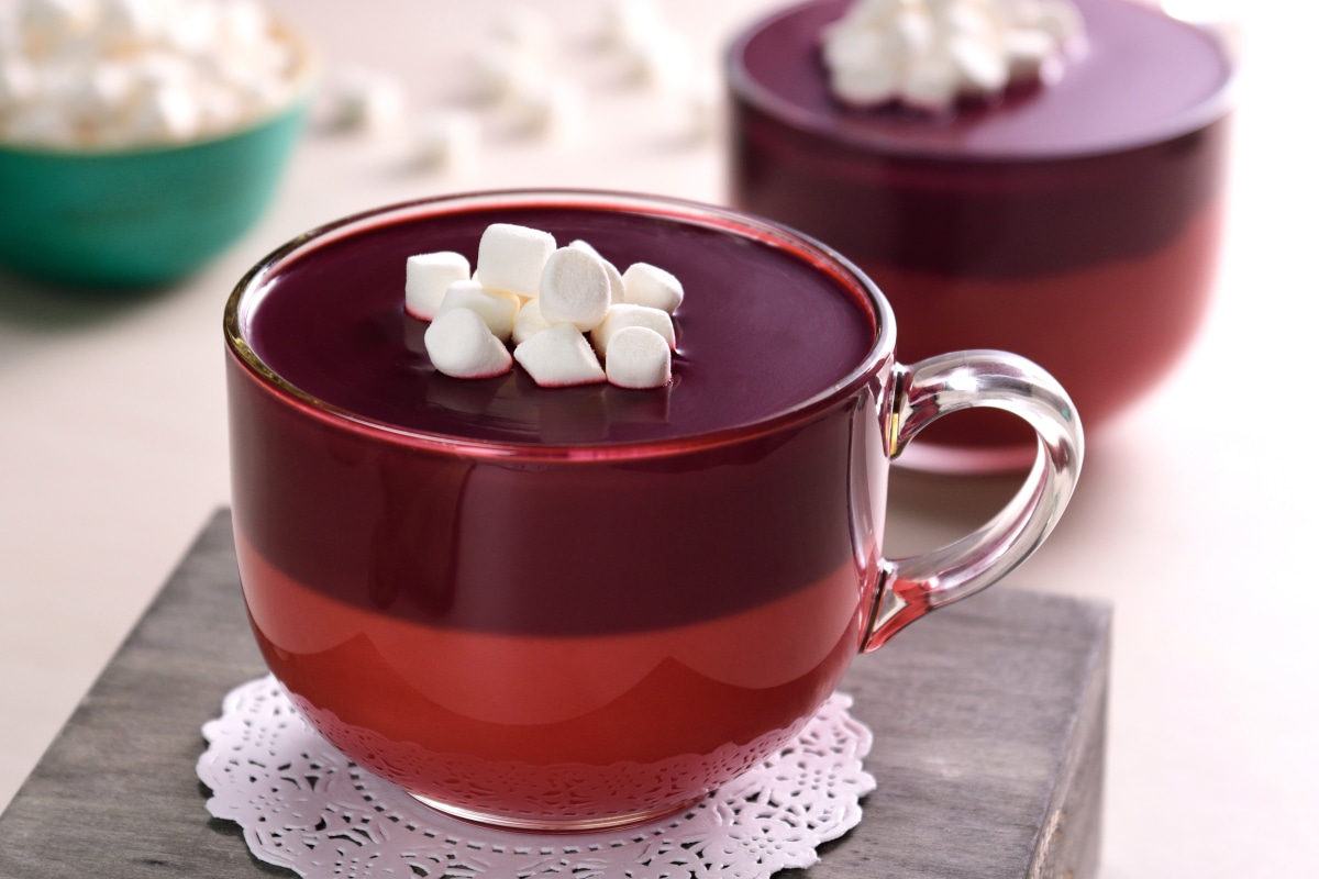 Chocolate caliente Red Velvet.